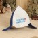 Set for a bath: a hat and a rug "Born to win" blue