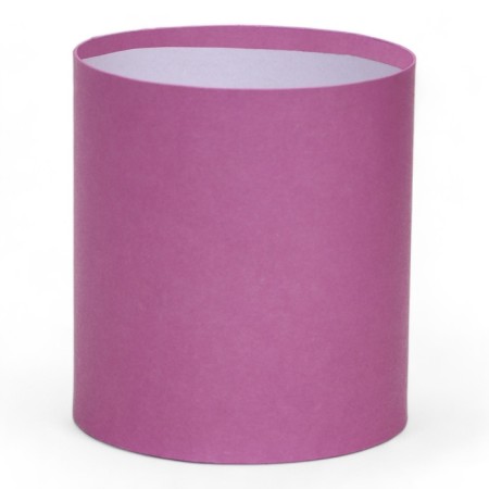 Set of round boxes 2B1, "dark lilac", without a cover, 10 x 10 x10.5 cm-2