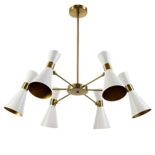 Bianca chandelier 6he14 40W 6xg4 20W white-gold 70x70x30 cm Bayerlux