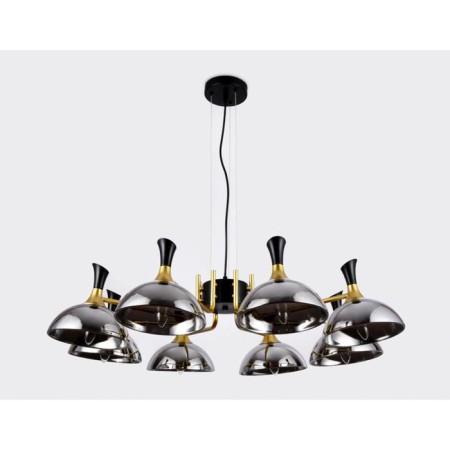 Ambrella Light Traditional, 8x40W E27 chandelier, Black gold color-2