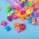 Hair crab "Mini" (set of 100 pcs) simple color, 1 cm, mix