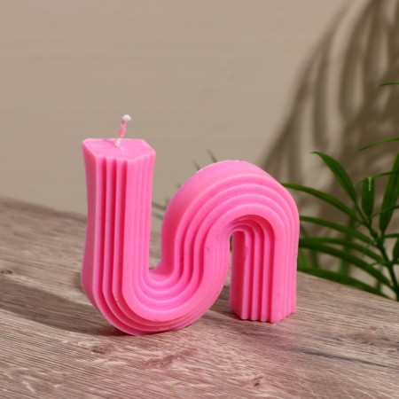 Candle "S" 8x3x9 cm, soy wax-2