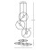 Suspended lamp Maytoni Mod154PL-L6W3K1, 6XLED, 39W, 73x30x280 cm, 2300lm, white color