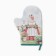 Set of kitchen shade "Kurochka": mittens 20x28 cm, severity 17x17 cm, 35% cotton, 65% p/e
