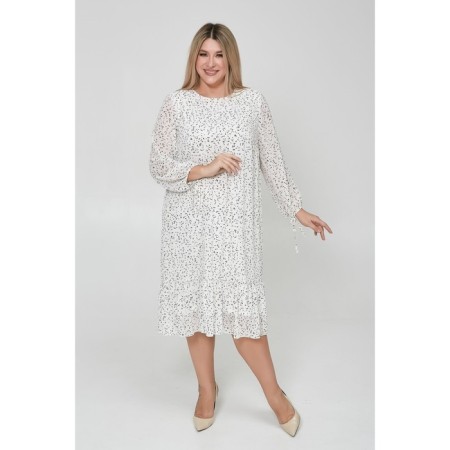 Female dress, size 66, milk color-2