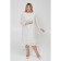 Female dress, size 66, milk color