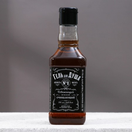 Shower gel, 250 ml, woody aroma with spicy notes, Hard Line