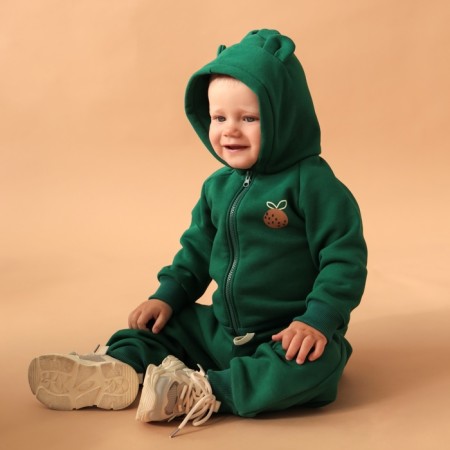 Costume: sweatshirt and pants crumb I am oranges r. 74-80, green-1