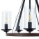 Dalim 47 cm chandelier, D 47 cm, 5x60W E14