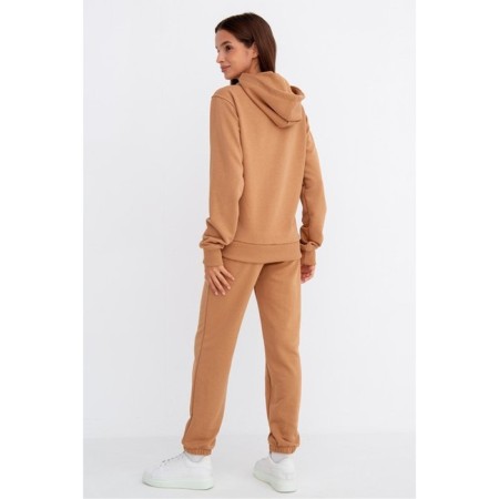 Women's costume (sweatshirt and trousers), beige color, size 44-2