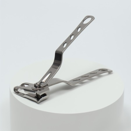 Kusachki - Pedicier, 9.5 cm, with mobile blades, silver color-3