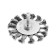 Metal brush for a tundra drill, with a hairpin, twisted wire, flat, 75 mm