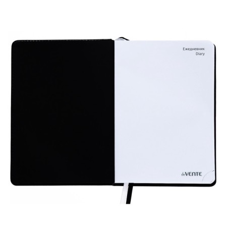 Leduced Diary A5, 160 sheets, Devente.message.ok, hard cover of artificial leather, lies, block 70 g/m2-2