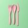 Set of cutlery "Live with taste", fork, spoon, knife