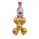 Bouquet of balls “Dream”, foil, latex, set of 6 pcs.