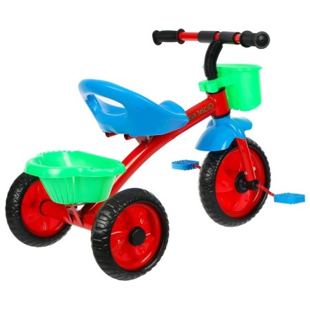 Three -wheeled cycling Micio Antic, red/blue/green color-3