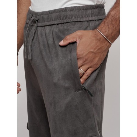 Sports pants, size 54, gray color-7