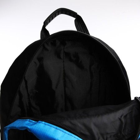 A backpack with a lightning with an increase, 65l, 4 external pockets, blue color-8