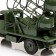 Mini-bar/stand for 4 bottles truck, green