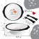 A set of children's dishes "I love to eat", a plate on a suction cup 250ml, fork, spoon