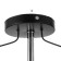 Mirra chandelier 3x60W E27 Black 56x56x30 cm.