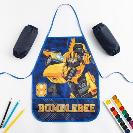 Apron with overshielders Children's "Transformers", 49x39 cm-5