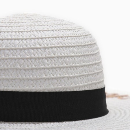 Women's hat minku Milk color, rr 56-58-4