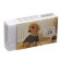 Rectangular white eraser in paper holder, dog, mix