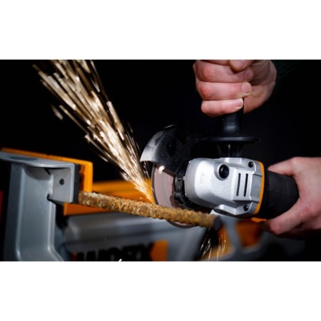 Corner grinder battery Worx WX803.9, 20 V, D = 125 mm, M14, without ZU and AKB, case-8