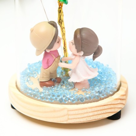 Nightlight "Kiss" LED from batteries 3xlr44 10x10x21 cm Risalux-4