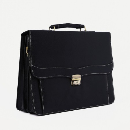Male portfolio, black color