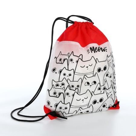 Bag for coloring "cats" 34x40 cm, spanbond-3