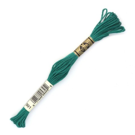 The threads of the DMC 117 (991), 12 pcs. packaged
