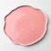 Ceramic dish for serving "pink", 27 cm, pink color