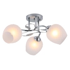 Ceiling light ESCADA, 1108/3PL. 3x40W, e27, 490x490x230 mm, chromium color