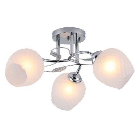Ceiling light ESCADA, 1108/3PL. 3x40W, e27, 490x490x230 mm, chromium color
