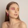 Acryl Earrings "Trend" frame, color bright raspberry