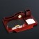 Table set 4V1 with a business card holder, red tree