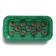 Mini-Pirate for seedlings: coconut tablet D = 3 cm (11 pcs.), Greenhouse 24 × 12 cm, jiffy