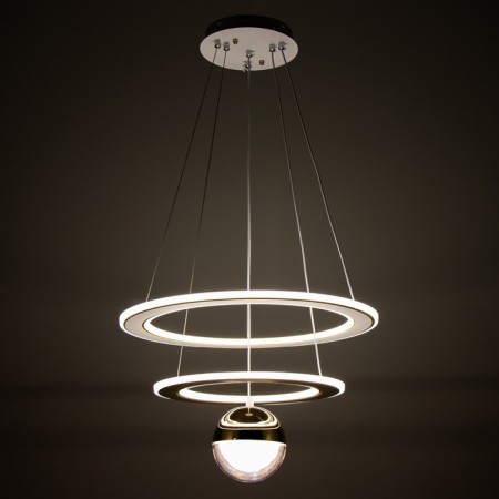 Люстра BayerLux 2677/3 LED 180Вт 3000-6000К белый 47х47х33 см-2