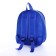 Baby backpack on lightning, blue color