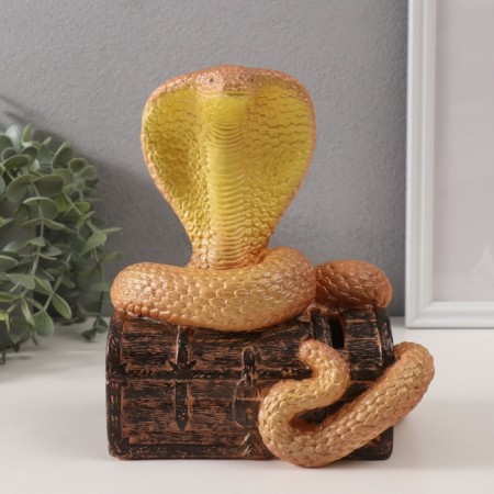 New Year's piggy bank "Cobra on the chest" 20 x 17 x 12 cm.-5