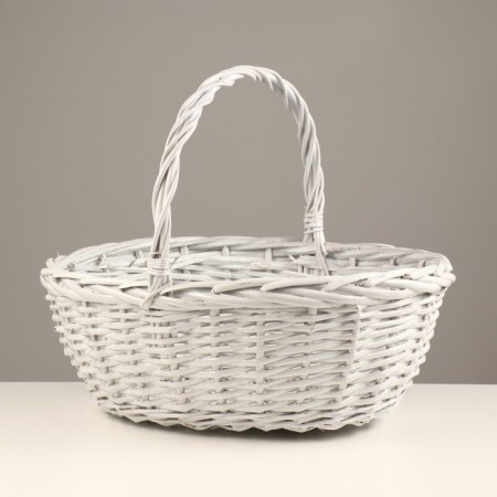 Wicker basket, 43x34x15/38 cm, vine