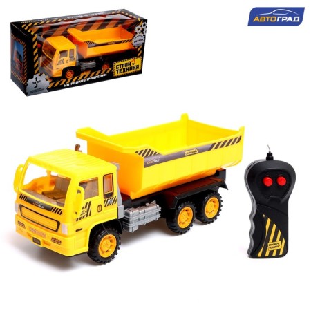 Radio controlled truck "Samosvvvval", works from batteries, mix