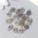 Decor for creativity Metal "Little Chamomile" silver 1x1.3 cm