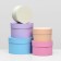 Set of round boxes 5 in 1 "Dawn", 23 x 23 x 14 - 15 x 15 x 10 cm