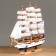 The ship "Bonavventer" with white sails, the White Corps, 49*10*43cm