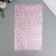 Liszt for creativity claims. Kozh "Large sparkles" Pink gold sheet 33x20 cm thick 0.84 mm