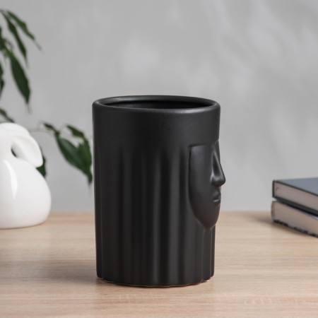 VAZ Coramics Table "Pietro" Secret, 17.5x1.5 cm, black-2