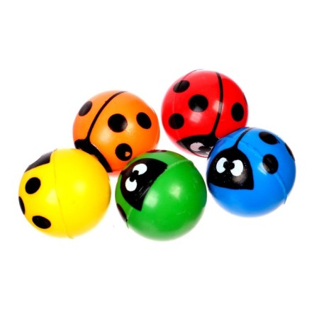 Rubber ball "God's ladybug", 2.7 cm, MIX color-2